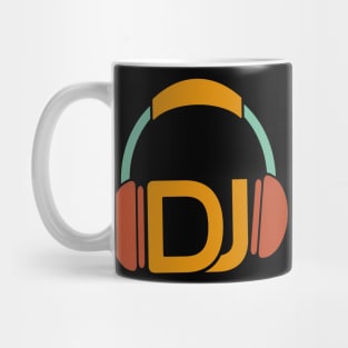 DJ retro icon flat classic vintage Mug